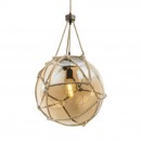 Globo 15859H2 Pendelleuchte Tiko 1x60W | E27 - Rost, braun