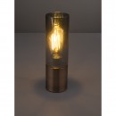 Globo 21000K Tischleuchte Annika 1x25W | E27 - Touch-Schalter, kupfer, rauchglas