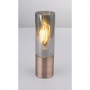 Globo 21000K Tischleuchte Annika 1x25W | E27 - Touch-Schalter, kupfer, rauchglas