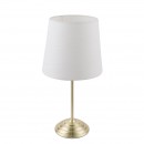 Globo 21001 Tischlampe Jarome 1x40W | E14 - Touch-Schalter, Messing, weiß
