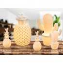 Globo 22809 Tischlampe Chaitaa 1x25W | E14 - Ananas, weiß