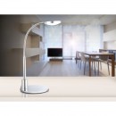 Globo 24103 LED Tischleuchte Pegasi 1x6W | 450L | 3000K - flexibler Arm, Schalter auf dem Körper, chrom