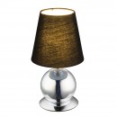 Globo 24133T LED Tischleuchte Elias 1x40W, 3W| E14 | 30lm | 3000K - 3D-Effekt, Glas, schwarz