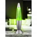 Globo 28019 LED Tischleuchte Lava Magma 6x0,06W - silbergrau, Farbwechsler, rotierende Teile