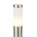 Globo 3158 Außenstehleuchte Boston 1x60W | E27 | IP44 - Edelstahl, opal