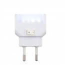 Globo 31908 LED Steckdosenleuchte Chaser 4x0,24W | 21lm | 6400K - Schalter auf dem Körper, weiß