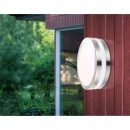 Globo 32209 Außen-Deckenleuchte Creek 1x20W | E27 LED | IP44 - Edelstahl, opal