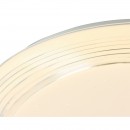 Globo 41344-24 LED Deckenleuchte Lucas 1x24W | 1790lm | 3000K - Glanzeffekt, weiß