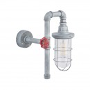 Globo 43001W Wandleuchte Bayuda 1x60W | E27 - grau