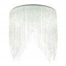 Globo 48387-40 LED Deckenleuchte Lancel 1x40W, 7,5W| 160-2600lm | 3000K-6000K | RGB - Fernbedienung, dimmbar, Kristalle, weiß