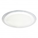 Globo 48395 LED Deckenleuchte Nicole II 1x30W | 140-2400lm | 3000K-6000K | RGB - Fernbedienung, Farbwechsler, dimmbar, Farbfixierung, Nachtbeleuchtung, opal weiß