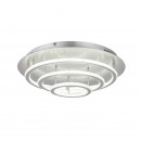 Globo 49252-100S LED Deckenleuchte Arryn 1x90W | 110-3100lm | 3000K-6500K - silber