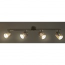 Globo 54122-4 Deckenaufbau Spotleuchte Alys 4x8W | E14 - silber