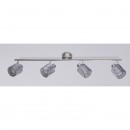 Globo 54122-4 Deckenaufbau Spotleuchte Alys 4x8W | E14 - silber