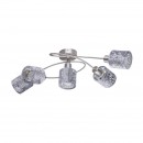 Globo 54122-5 Deckenleuchte Alys 5x8W | E14 - silber