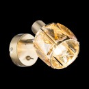 Globo 54358-1 Wandleuchte Mero 1x40W | E14 - Schalter auf dem Körper, golden, amber