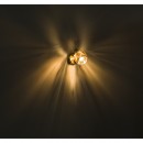 Globo 54358-1 Wandleuchte Mero 1x40W | E14 - Schalter auf dem Körper, golden, amber