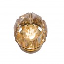 Globo 54358-1 Wandleuchte Mero 1x40W | E14 - Schalter auf dem Körper, golden, amber
