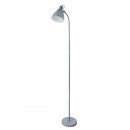 Globo 54646S Stehleuchte Jonas 1x40W | E14 - flexibler Arm, grau