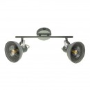 Globo 54658-2 Wand- und Spotleuchte Daisy 2x40W | E14 - Schalter auf dem Körper, einstellbar grau