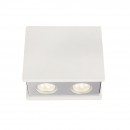 Globo 55010-2D Deckenleuchte Christine 2x25W | GU10 - weiß, chrom