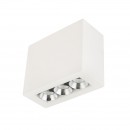 Globo 55010-3A LED Aufbauleuchte Christine 3x6,6W | 440L | 3000K - chrom, weiß