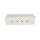 Globo 55010-4 LED Deckenleuchte Christine 1x14,7W | 760Li | 3000K - weiß