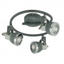 Globo 57000-3 Pendelleuchte Sabinyo 3x50W | GU10 - grau, chrom