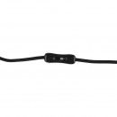 Globo 58287T Tischleuchte Xirena 1x40W | E27 - grau, chrom, Kabelschalter