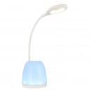 Globo 58324 LED Tischleuchte Margaery 1x3W | 155lm | 3000K-4000K-5700K | RGB - Stifthalter, Farbwechsler, USB, weiß