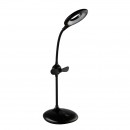 Globo 58347B LED Tischleuchte Stannis 1x3W | 11-164lm | 4000K - flexibler Arm, Ventilator, Touchdimmer, Touch-Schalter, USB, schwarz