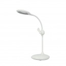 Globo 58347W LED Tischleuchte Stannis 1x3W | 11-164lm | 4000K - flexibler Arm, Ventilator, Touchdimmer, Touch-Schalter, USB, weiß