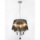 Globo 15028-3 Pendelleuchte Lani 3x40W | E14 - schwarz