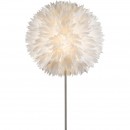 Globo 15115S Stehleuchte Nala 1x60W | E27 - weiß, matt, Nickel