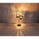 Globo 15264-2T Tischleuchte Tuxon 2x25W | E14 - schwarz
