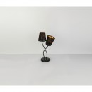 Globo 15264-2T Tischleuchte Tuxon 2x25W | E14 - schwarz