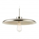Globo 15304H Pendelleuchte Darenu 1x60W| E27 - Nickel matt