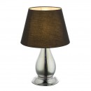 Globo 24133 Tischlampe Elias 1x60W | E27 - chrom, schwarz