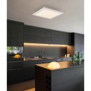 Globo 41604D2D LED Deckenleuchte Rosi 1x30W | 2400L | 3000K - Farbfixierung, 3-Phasen-dimmbar, opal weiß