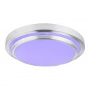 Globo 41738-60RGB LED Deckenleuchte Ina II 1x60W | 240-2400lm | 3000K-6500K | RGB - Fernbedienung, Farbfixierung, Farbwechsler, dimmbar, opal, weiß