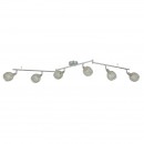 Globo 54502-6 Decken- und Spotleuchte Daxos 6x40W | E14 - chrom