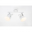 Globo 54654-2 Decken- oder Wand- und Spotleuchte Armeca 2x40W | E14 - einstellbar, weiß
