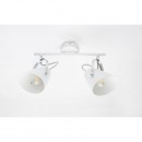 Globo 54654-2 Decken- oder Wand- und Spotleuchte Armeca 2x40W | E14 - einstellbar, weiß