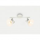 Globo 54657-2 Wandleuchte Amory 2x40W | E14 - einstellbar Schalter auf dem Körper, chrom, wissen