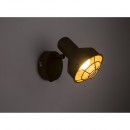 Globo 54810-1 Wandleuchte Tycho 1X15W | E14 LED - Schalter auf dem Körper, Rost