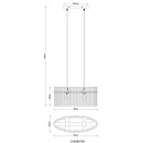 Globo GORLEY 15698H3M Pendelleuchte E27