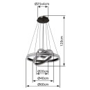 Globo 67314-70H LED Pendelleuchte GROUNI  | 70W integrierte LED-Quelle | 3510lm | 2700-6000K