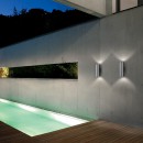 Ideal Lux 092300 Außenwandleuchte 2x60W Gun | E27 | IP54 - weiß