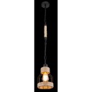 Globo 15674H Deckenleuchte Halia 1x60W | E27 - schwarz, natürlich