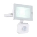 Globo 34247WS LED-Außenwandleuchte mit Bewegungsmelder Helga I 1x10W | 950lm | 6000K | IP44 - weiß
